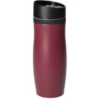 elasto elasto Thermobecher 350 ml doppelwandig isoliert „Milano“ aus Edelstahl, Rot, – Produktbild 1 von 1