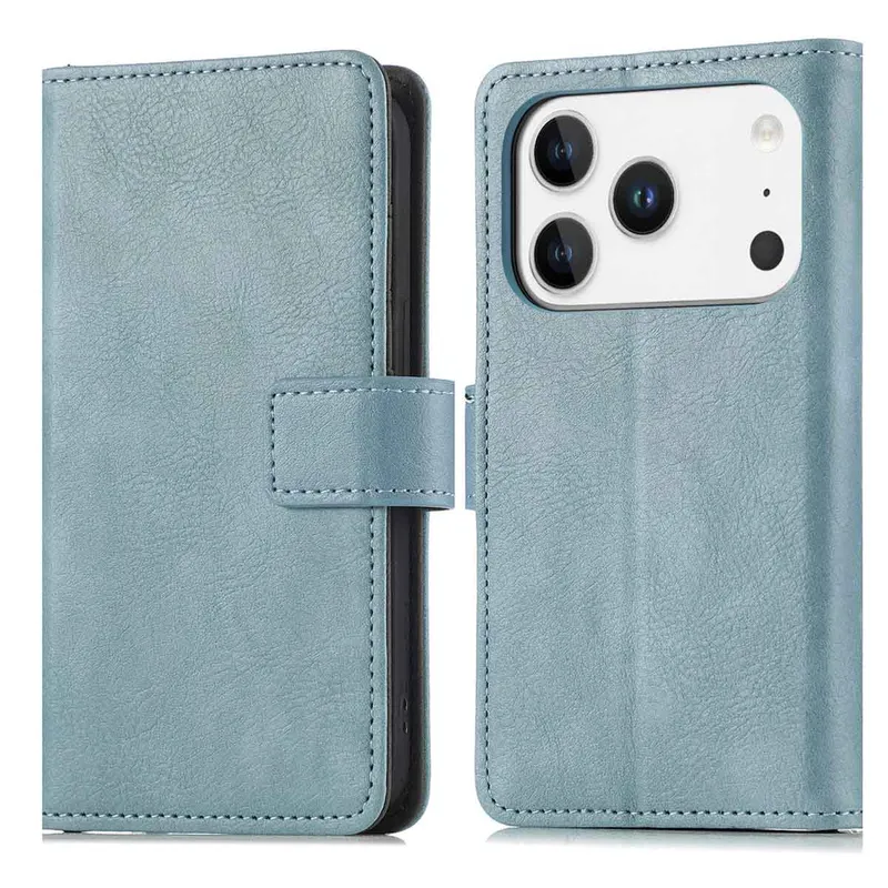 imoshion imoshion Luxuriöse Klapphülle für das Apple iPhone 17 Pro, Hellblau, – Produktbild 1 von 1