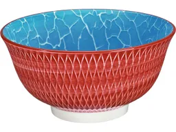 cilio cilio Schüssel 'Rauten' aus Porzellan, ø 18 cm, rot – Produktbild 1 von 1
