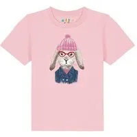 watabout kids watabout.kids T-Shirt Kinder Hase, Cotton pink, – Produktbild 1 von 1