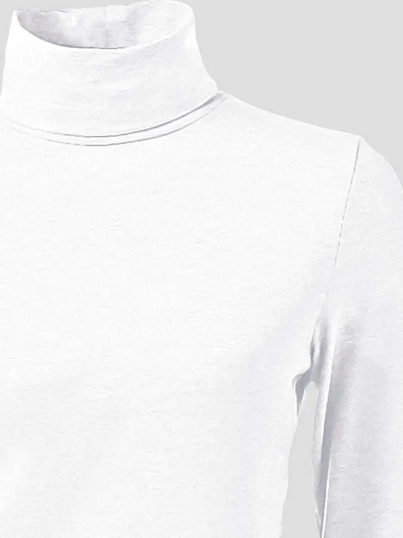 heine Rollkragenshirt, Weiß, – Produktbild 1 von 2