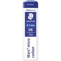 Staedtler Staedtler Ersatzminen für Druckbleistifte 'Mars micro carbon' Ø 0,7 mm, 12 Stk., HB – Produktbild 2 von 2