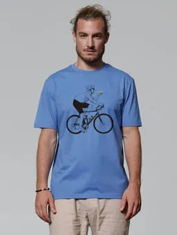 watapparel watapparel T-Shirt Unisex Fahrrad und Pizza – Produktbild 1 von 1