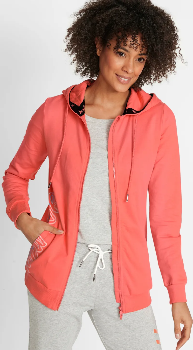 Catamaran Sports Sweatjacke, Koralle, – Produktbild 2 von 3