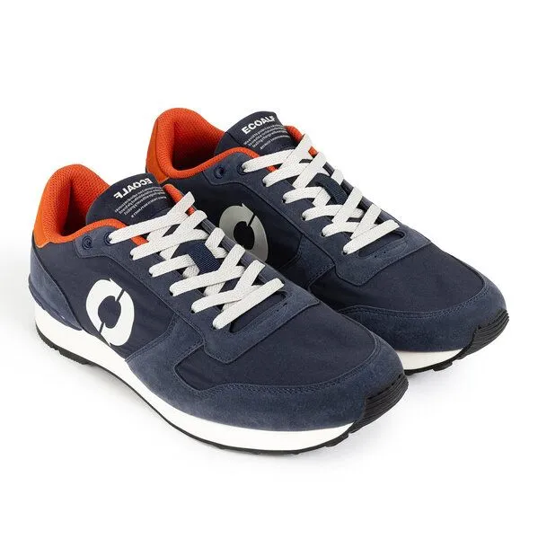 ECOALF ECOALF Retro Sneaker Herren - UCLA aus recyceltem Nylon, Deep nany (blau), – Produktbild 2 von 4