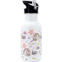 Dora's Dora's Dora’s Kinder-Trinkflasche "Einhorn" (500ml) – Edelstahl & Push-Pull-Verschluss – Ultraleicht – Produktbild 1 von 1
