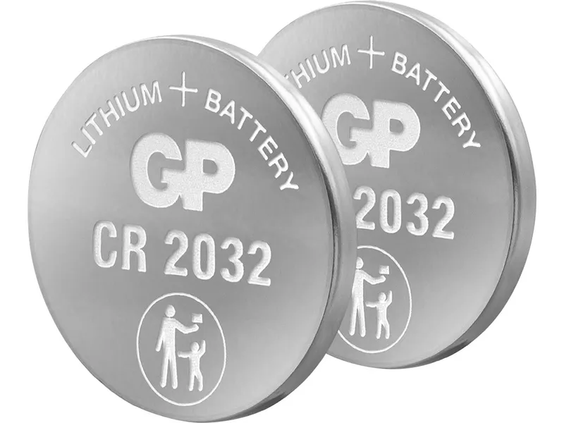 GP Battery GP Battery Lithium-Knopfzelle "CR2032", 3V, 2 Stk. – Produktbild 1 von 2