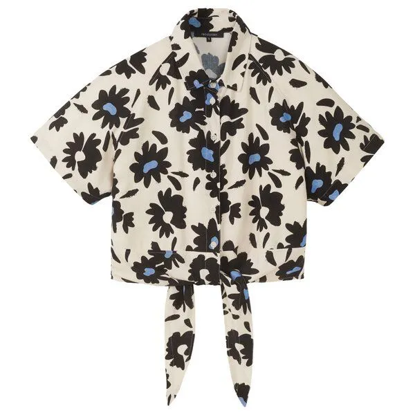 recolution recolution Bluse OCRA BLOOM, Electric blue, – Produktbild 1 von 4