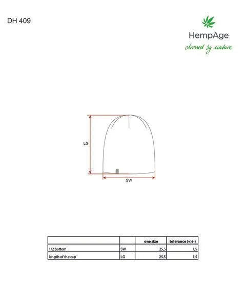 HempAge HempAge Beanie mit Yak Wolle Hanf/Biobaumwolle, Titan (grau), – Produktbild 3 von 4