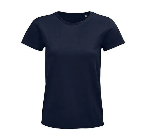 Sol's Sol's Damen T-Shirt Kurzarm Rundhals in 20 verschiedenen Farben aus Bio - Baumwolle, French navy, – Produktbild 1 von 4