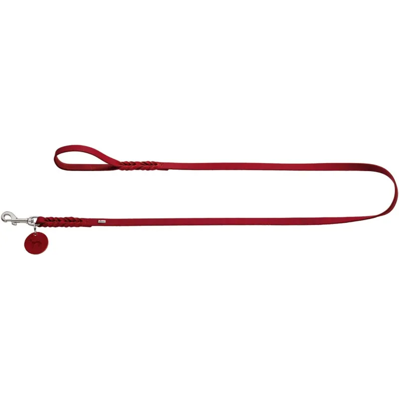 Hunter Hunter Führleine Solid Education rot 1,1 cm, 1,1 m, Rot, – Produktbild 1 von 2