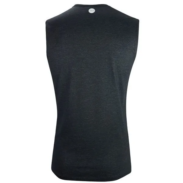 nice to meet me nice to meet me Sweat Tank - Polyester / Baumwolle, Black melange, – Produktbild 2 von 2