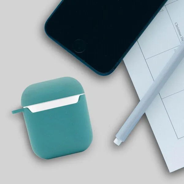 MMore MMore Kompostierbar Biologisch abbaubares AirPods 1 und 2 Gehäuse, Blau, – Produktbild 3 von 4
