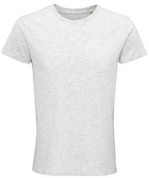 Sol's Sol's Herren T-Shirt Kurzarm Rundhals aus Bio - Baumwolle, Ash (heather), – Produktbild 1 von 3