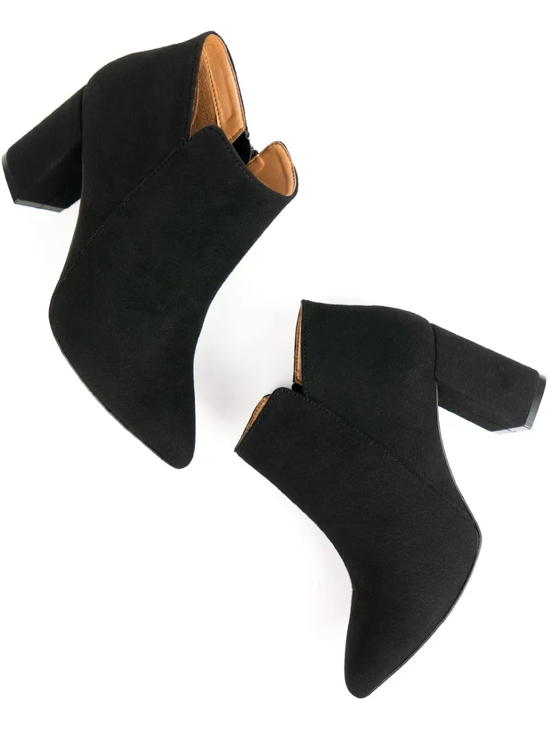 Will's Vegan Store Will's Vegan Store Damen vegan Stiefel Point Toe Schwarz, Schwarz, – Produktbild 1 von 2