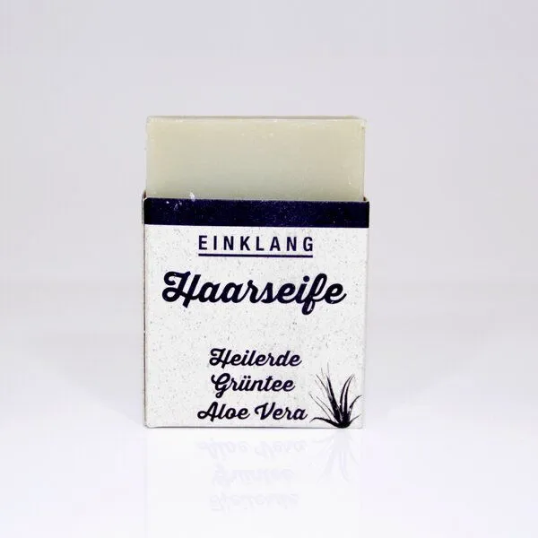 Himmelgrün Himmelgrün Haarseife Heilerde Grüntee - Aloe Vera 100 g – Produktbild 1 von 1