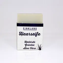 Himmelgrün Himmelgrün Haarseife Heilerde Grüntee - Aloe Vera 100 g – Produktbild 1 von 1