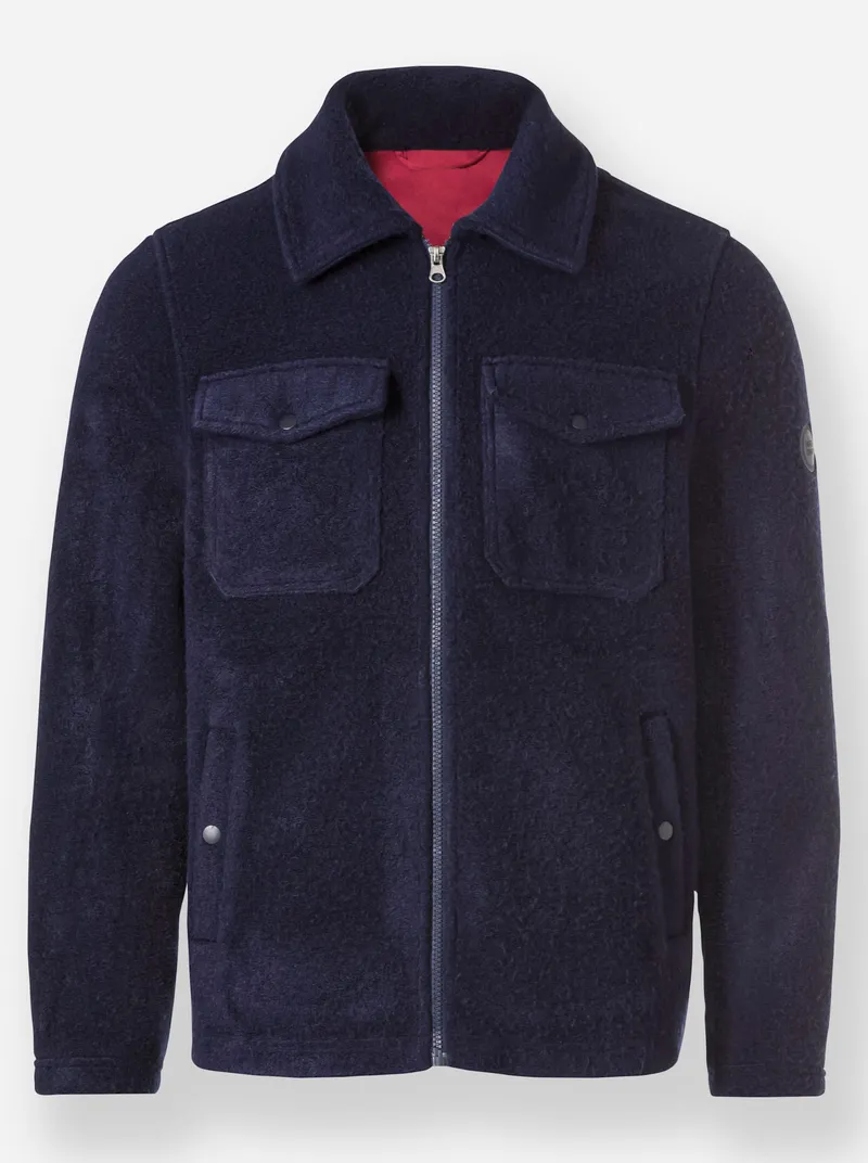 marco donati Fleece-Jacke marine, Marine, – Produktbild 2 von 2