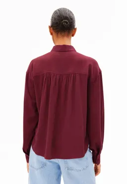 ARMEDANGELS ARMEDANGELS Damen vegan Bluse Efinaraa Rot – Produktbild 1 von 1