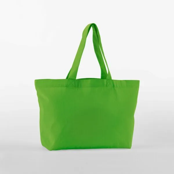 Westford Mill Westford Mill EarthAware® Baumwolltasche Große Einkaufstasche Shopper Strandtasche Schwimmbadtasche, Grün (apfel), – Produktbild 1 von 2