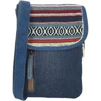 Sunsa Sunsa Damen Handy Tasche, kleine Umhängetasche Vegane Crossover Jeans bag mit Streifen – Produktbild 1 von 1