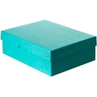 Falken Falken Aufbewahrungsbox "PURE Box" Pastell, DIN A4, 100 mm Höhe, azur – Produktbild 1 von 1