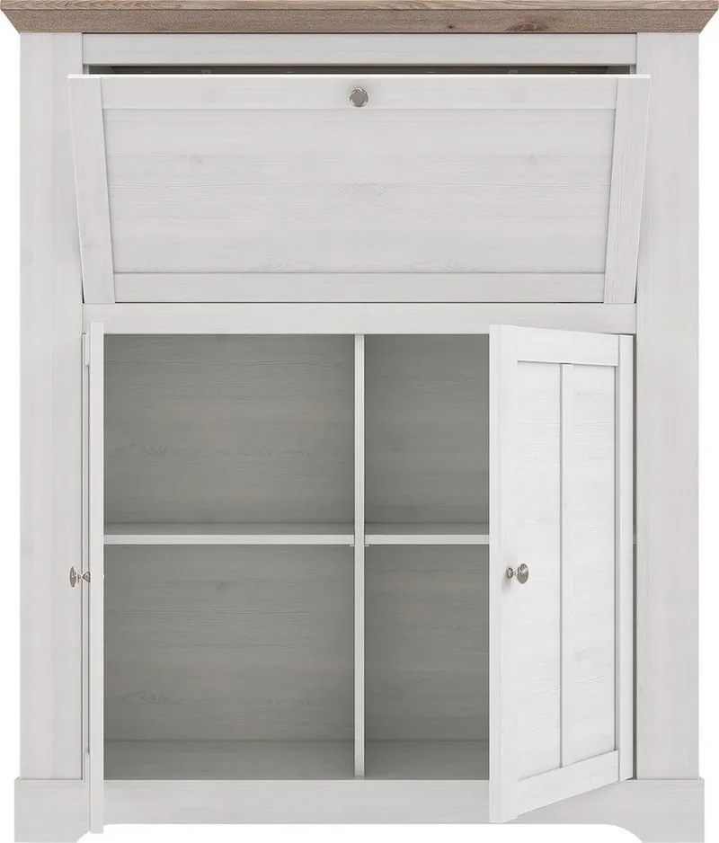 FORTE Barschrank Iloppa Breite ca. 115 cm, Weiß, – Produktbild 5 von 5