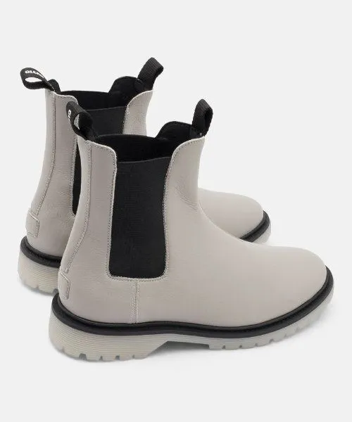 ekn footwear ekn footwear Chelsea Boot Osier - Vegan Leather, Stone (weiß), – Produktbild 2 von 4