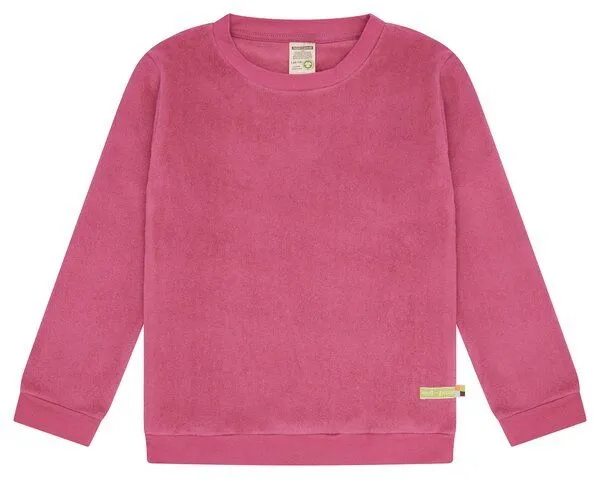 loud + proud loud + proud Kinder Fleece-Sweatshirt, GOTS-zertifiziert, Rouge(pink), – Produktbild 2 von 2