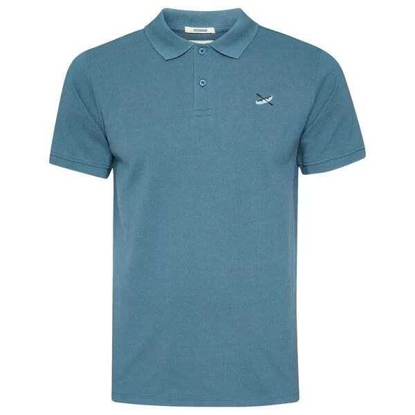 GreenBomb GREENBOMB Polo-Shirt Canoe Cross Strike Tidal Blue – Produktbild 1 von 4