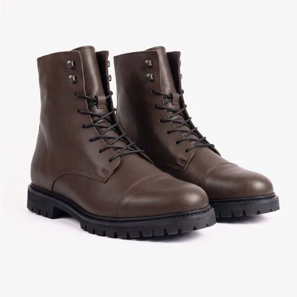SORBAS SORBAS '93 Leder Stiefel zum Schnüren, Dark brown (dunkelbraun), – Produktbild 5 von 5