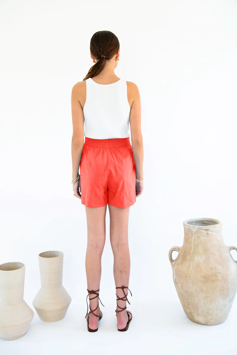 Neu Nomads Neu Nomads Damen vegan Kurze Hosen Boca Coral, Dunkelorange, – Produktbild 1 von 2