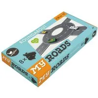 Magellan MyRoads Spielstraße - Roundabout, 8-teilig Maße 27,3 x 13,5 x 3,5 cm, Braun, – Produktbild 1 von 1