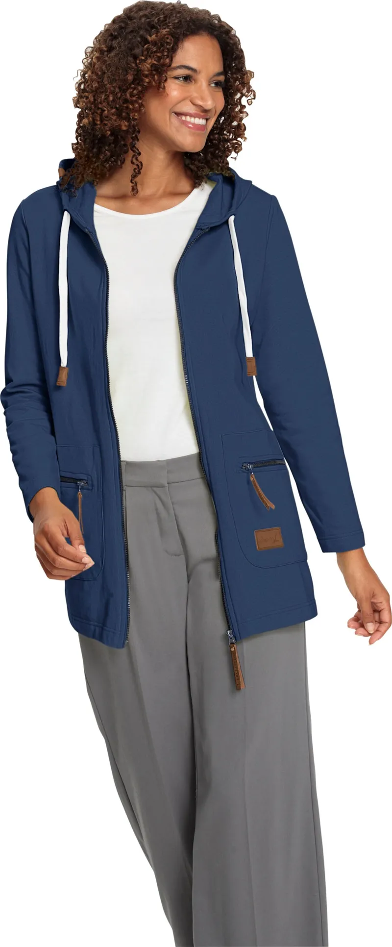 Witt Sweatjacke, Dunkelblau, – Produktbild 2 von 2