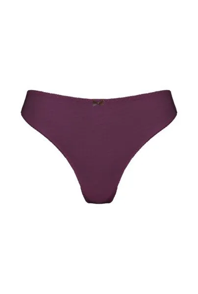 Nénés Nénés Zeitloser Slip mit hoher Taille – Pflaume, Pflaume, – Produktbild 4 von 4