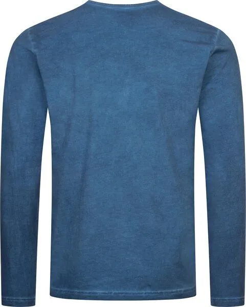 Lexi&Bö Lexi&Bö Herren Longsleeve Cold Wash, Poseidon (blau), – Produktbild 2 von 2