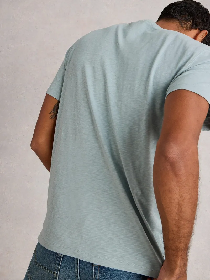 White Stuff Grafik-T-Shirt Abersoch Bike Sun - XL, Blau print, – Produktbild 4 von 4