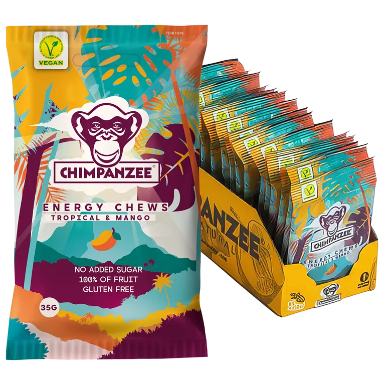 Chimpanzee Chimpanzee Energie-Fruchtgummi Mango 20 St./K, Energie Riegel – Produktbild 1 von 1