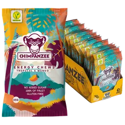 Chimpanzee Chimpanzee Energie-Fruchtgummi Mango 20 St./K, Energie Riegel – Produktbild 1 von 1