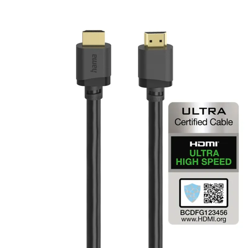 Hama Hama Ultra High Speed HDMI™-Kabel, zertifiziert, Stecker-Stecker, 8K, 3,0 m – Produktbild 2 von 5