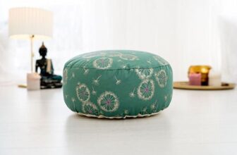 Goldwerk Meditationskissen mit Füllung aus Bio-Dinkelspelz