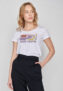 GREENBOMB Damen-T-Shirt Road Trippin Loves White
